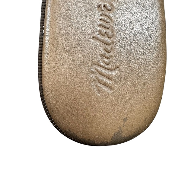 Madewell The Tracie Crisscross Slide Sandal in Snake Embossed Leather 9.5 - Picture 4 of 7